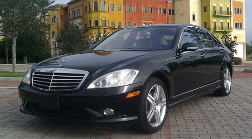 2009 mercedes-benz s550 4matic sedan 4-door 5.5l black/black leather