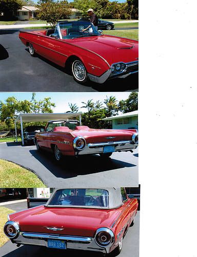 1962 ford thunderbird convertible roadster