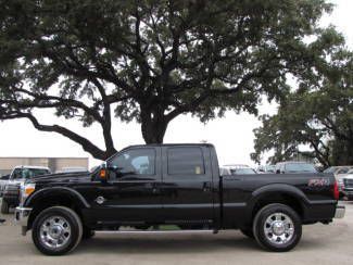 F250 lariat heated &amp; cooled leather sunroof rev cam nav 6.7l diesel 4x4 fx4!