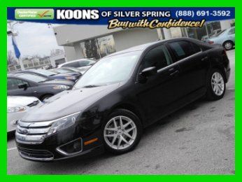 2011 ford fusion sel rearview camera! low miles!! sunroof!! duel temp!!  cpo!!
