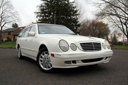 2002 mercedes-benz w210 e320 wagon rare 3rd row gorgeous florida car very clean