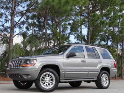 2002 grand cherokee overland edition 4wd no reserve auction all options florida