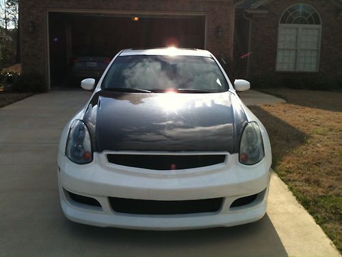 2003 snow white infinity g35 coupe for sale!!!
