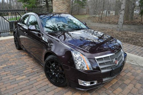 2010 cts.no reserve.leather/panoroof/onstar/heated/bose/19's cts-v/fogs/rebuilt