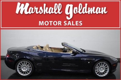 2005 aston martin db9 convertible midnight blue/sandstorm only 3600 miles