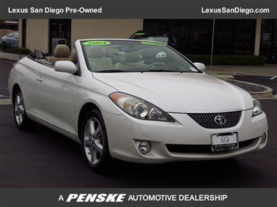 Convertible/low miles/navigation/heated leather seats/rear spoiler/cruise contro