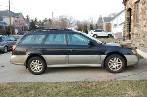 2001 subaru outback limited 5 speed leather black
