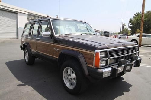 1989 jeep wagoneer limited 4wd 6 cylinder automatic no reserve