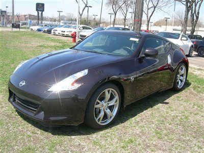 2012 370z 6 speed manual with sport package, black cherry, only 9347 miles
