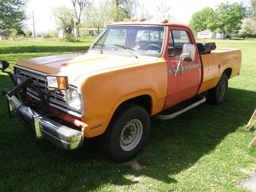 1975 dodge w200 power wagon sno commander