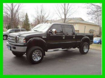 2006 ford f250 super duty 5.4l v8 24v 4wd leather cd sunroof chrome 20in wheels