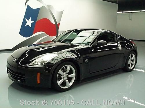 2008 nissan 350z coupe 6speed nav xenons blk on blk 51k texas direct auto