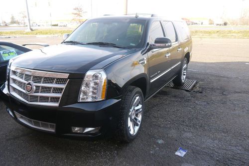 2010 cadillac escalade esv platinum ed awd sunroof dvd