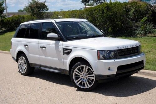 2011 land rover range rover sport hse lux white / beige financing available!