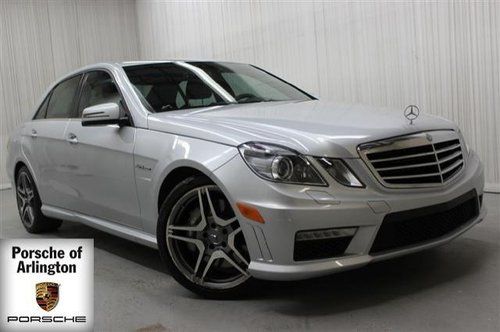 10 e63 amg navigation rear camera bi-xenon lights amg wheels sport tuned silver