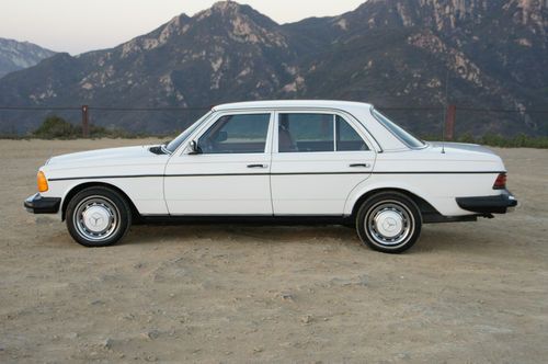 1980 mercedes benz 240d diesel rare sienna interior low miles only 98,000 w123