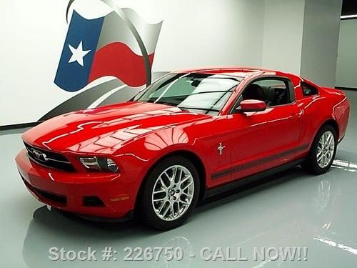 2012 ford mustang premium auto v6 pony pkg leather 30k texas direct auto