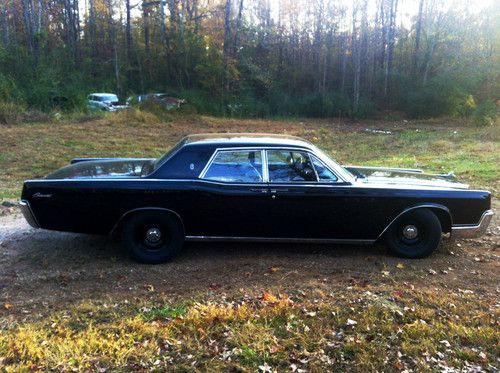 1967 lincoln continental 462, black, power
