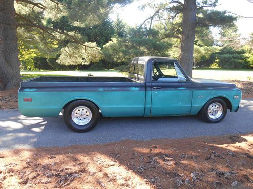 1970 chevy pick up lowered, 355 motor, long bed, runs strong no reserve - videos