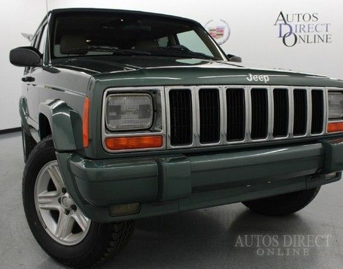 We finance 00 cherokee ltd 4wd clean carfax heated seats tow hitch fogs only 90k