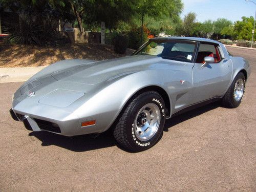 1978 corvette silver anniversary coupe - #'s match - 4-spd - only 31k org miles!