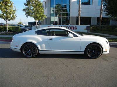 2010 bentley gt supersports coupe white / loaded / low miles / 2011 super sports