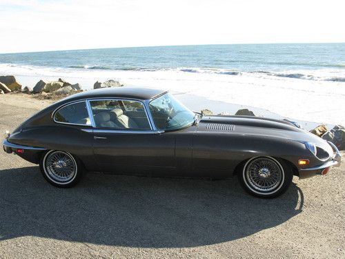 1970 jaguar xke solid matching numbers original.  s2 e type 2+2 - california car