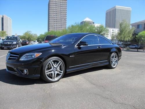 2010 mercedes-benz cl63 amg black cpo certified pre-owned