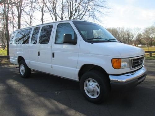 2007 ford e-350 super duty passenger van &lt;no reserve&gt; low miles advance trac