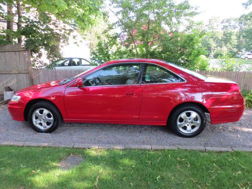 2002 honda accord ex coupe 2-door 2.3l red-