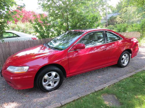 Purchase Used 2002 Honda Accord Ex Coupe 2 Door 2 3l Red In