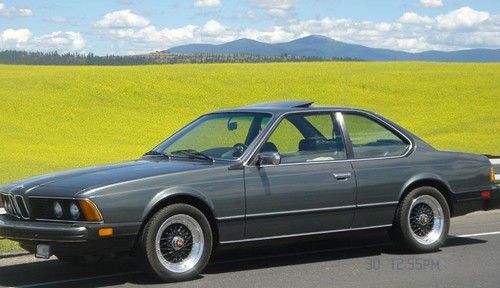 Classic 1983 bmw 633 csi - last year of the 'long nose' - pristine condition