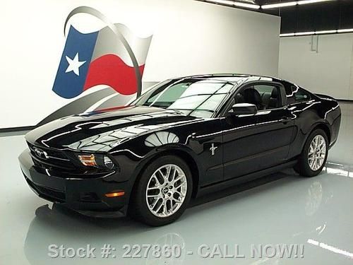 2012 ford mustang premium v6 pony 6-speed leather 18k! texas direct auto