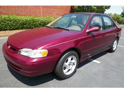1998 toyota corolla super low miles 56k miles southern owned no reserve only