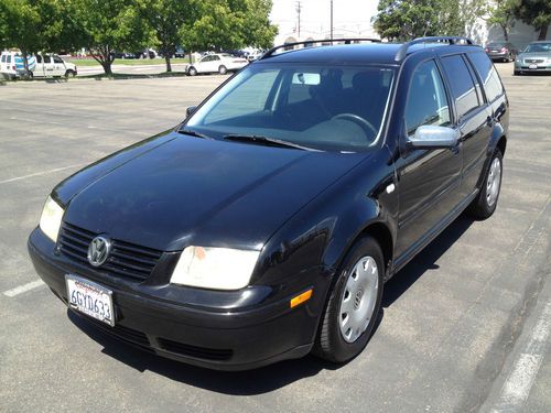 2002 vw jetta gls wagon 106k auto cold air loaded california car !!no reserve!!