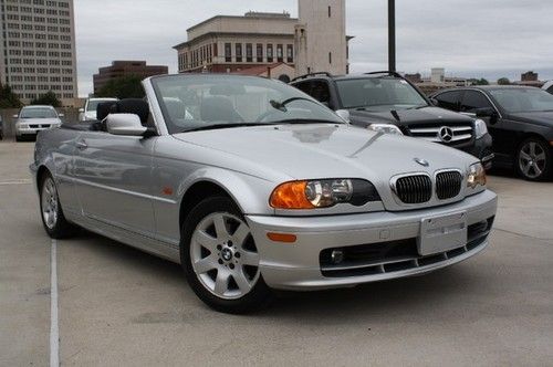 Leather convertible low miles carfax one owner heated seats great condition