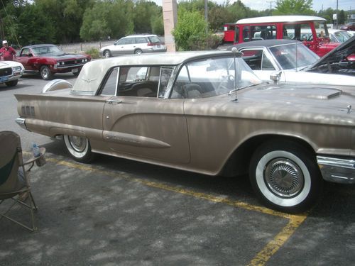 1960 thunderbird 2-door hardtop, 4-passenger, continental kit beachwood metallic