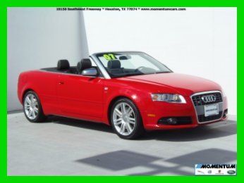 2007 audi s4 convertible 61k miles*manual trans*1owner cleancarfax*we finance!!
