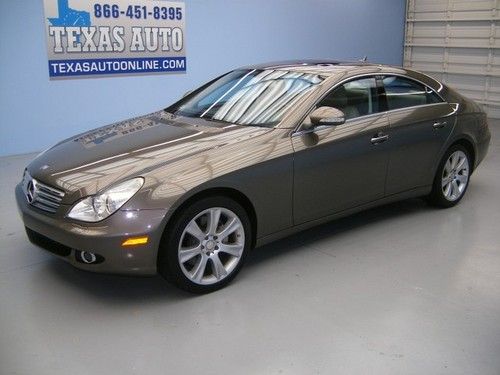 We finance!! 2008 mercedes-benz cls550 roof nav heated/cooled leather texas auto