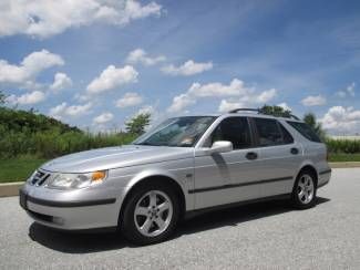 Saab 9-5 arc wagon sport low miles leather sunroof runs excellent clean car