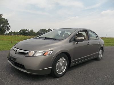 2007 07 civic hybrid non smoker no reserve low miles for the year
