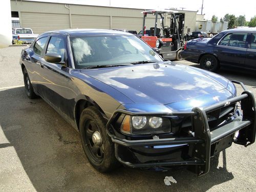 2007 dodge charger - ex police vehicle - totaled - savage title