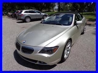 2007 bmw 650i convertible 1 owner clean carfax navigation