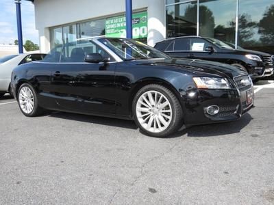 2010 audi a5 convertible premium plus package/heated leather seats/alloy wheels