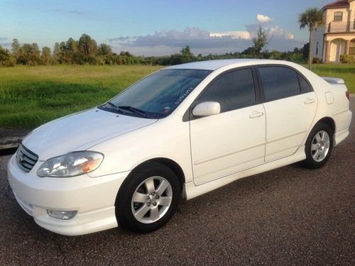 No reserve 2003 toyota corolla s 4dr auto ps pb pw pl cc ac alloy rims new tires