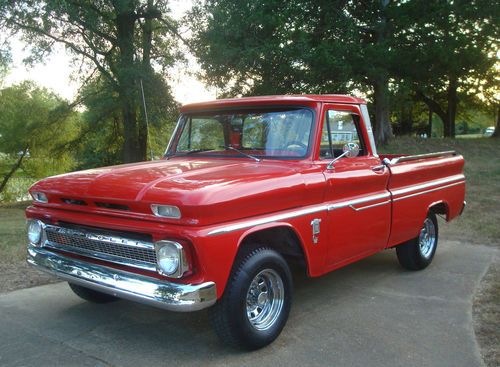 1964 chevrolet c10 custom cab swb fleetside pickup-great driver!-big back glass!