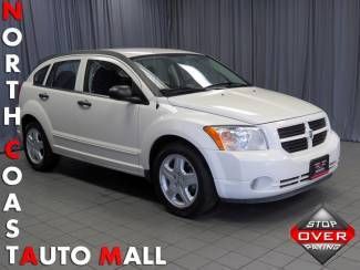 2008(08) dodge caliber sxt beautiful white! only 26729 miles! clean! must see!!!