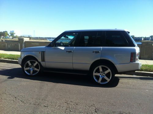 2005 land rover model range rover hse luxury , all wheel drive, touch screen nav