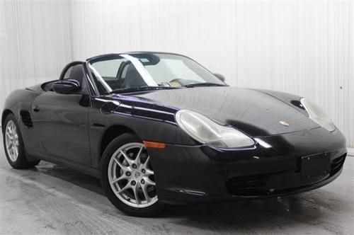 2003 porsche boxster black convertible leather sound package low miles