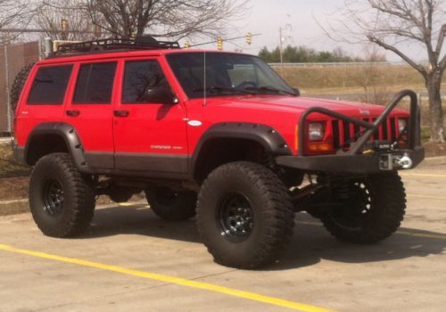 2000 jeep cherokee lifted built se sport utility 4-door 4.0l